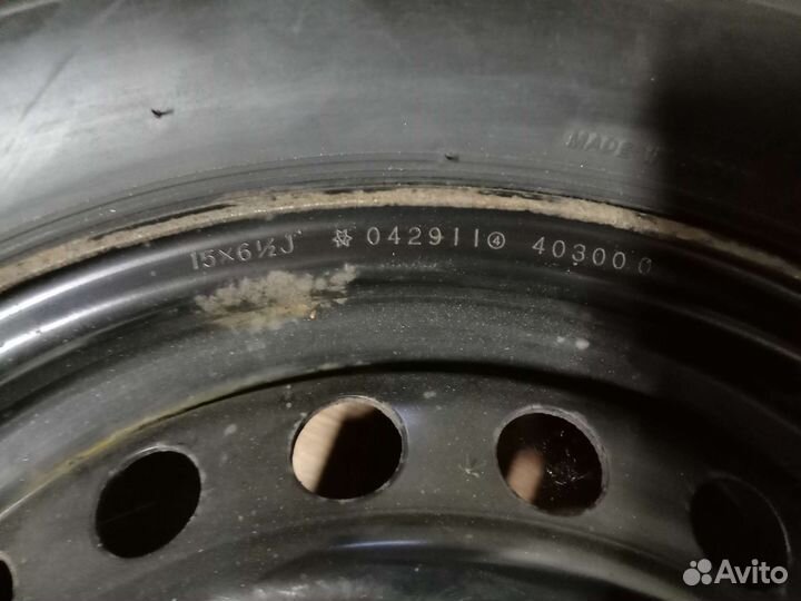 Диски 4шт 15x6.5 на Renault megan III/ Nissan