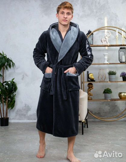 Халат мужской теплый