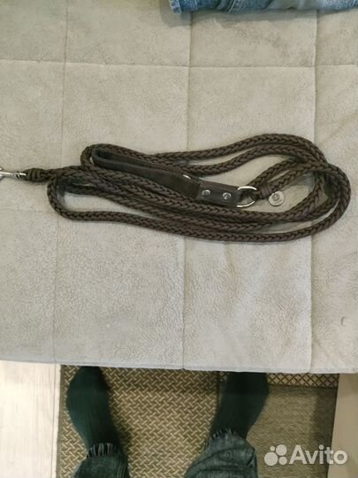 Поводок для собаки из замши 3 метра