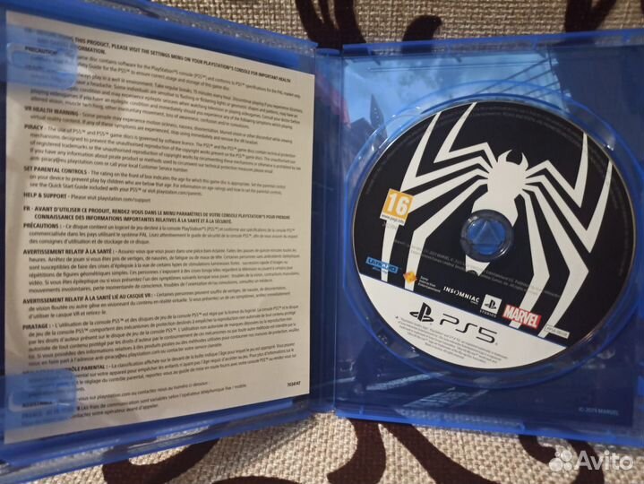 Marvel Spider-Man 2 диск PS5