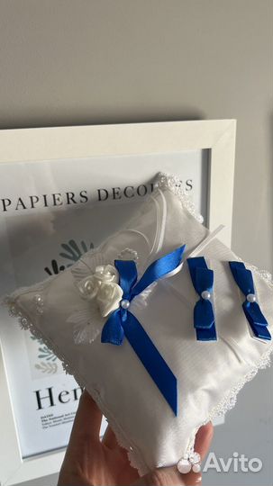 Новые свадебные перчатки и подушечка для колец