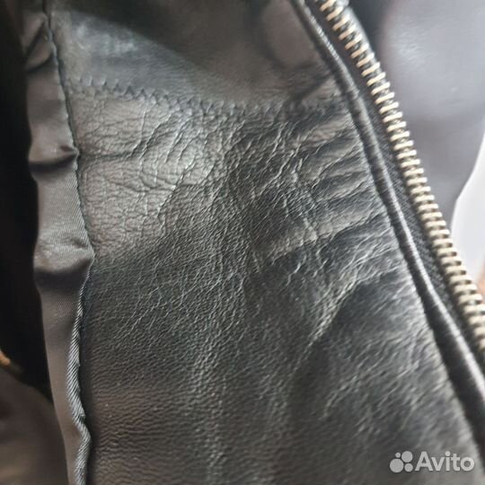 Пальто женское 48 натуральная кожа