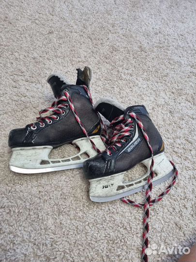 Коньки хоккейные детские bauer р.33,5