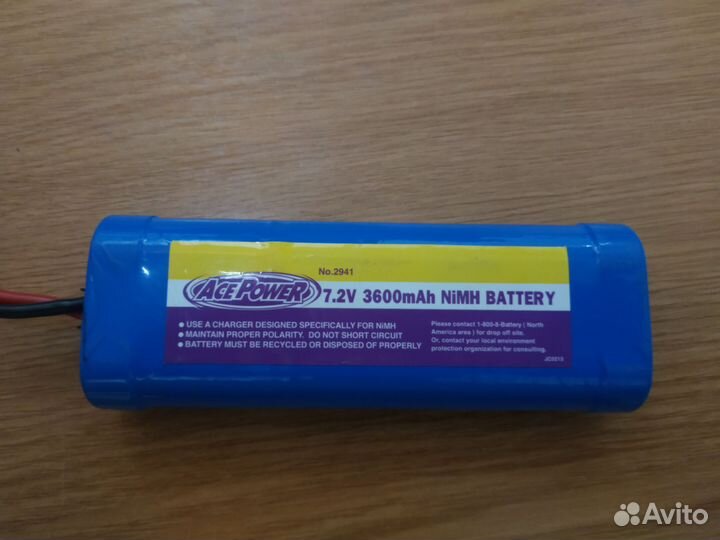 Аккумулятор NI-MH 7.2v 2000mah