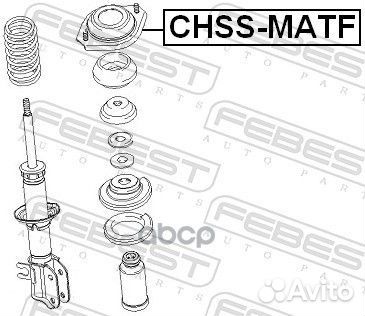 Опора переднего амортизатора (chevrolet matiz/S