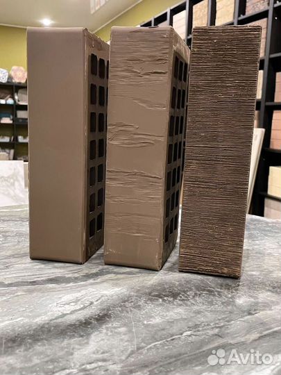 Кирпич облицовочный коричневый скала завода жкз