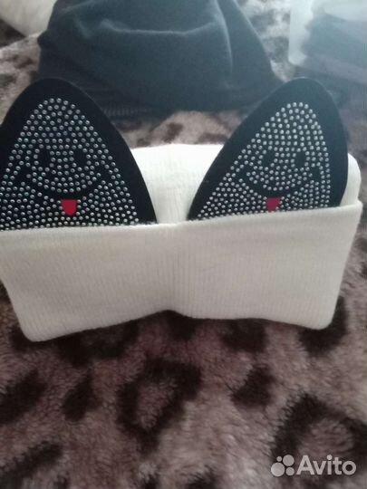 Шапка с ушками