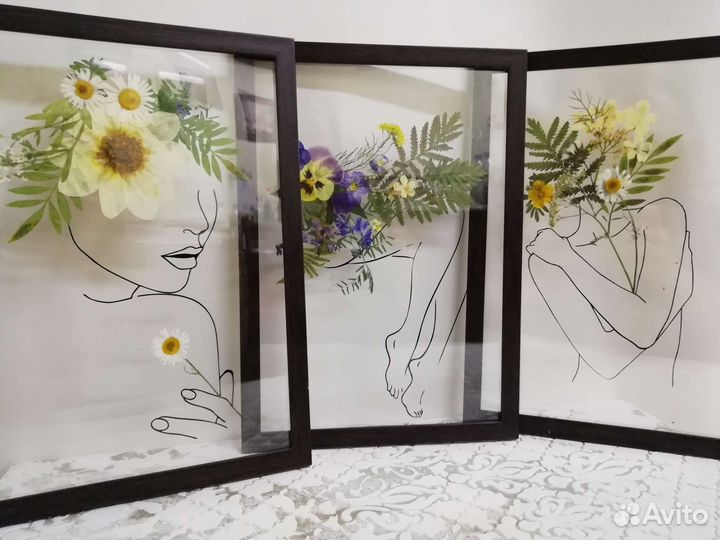 Интерьерные картины, гербарий