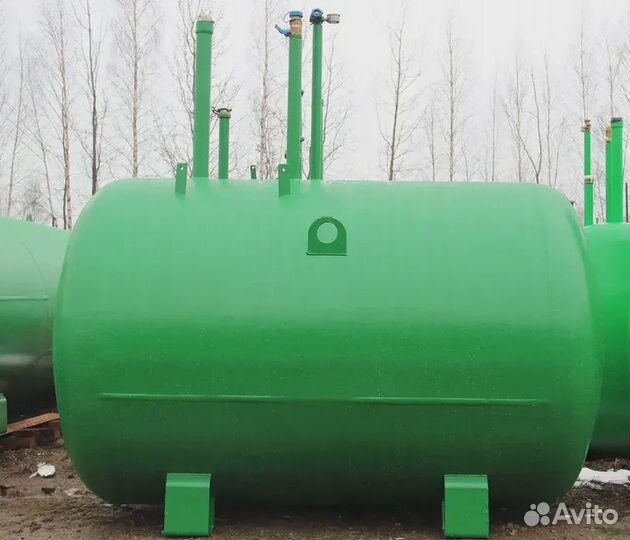 Газгольдер 7600л автономное газоснабжение