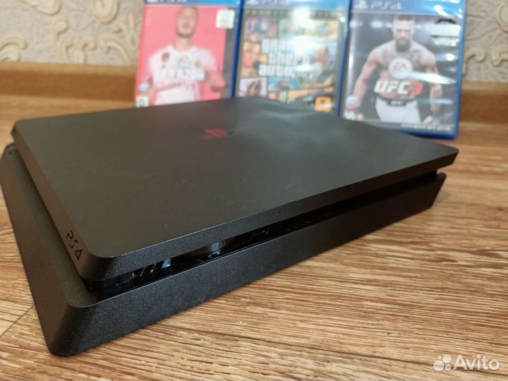 Sony PS4 slim 500gb+Игры