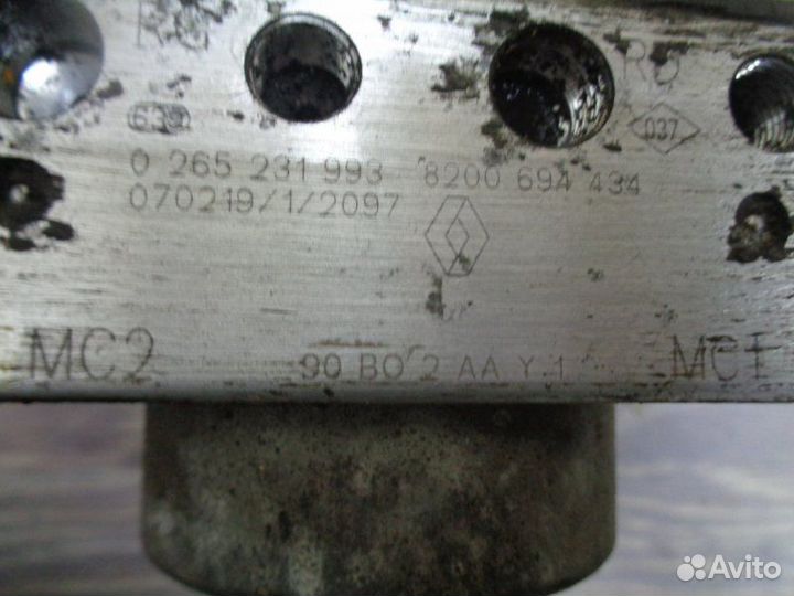 Блок abs Renault Logan LS0G K7MF710 2007