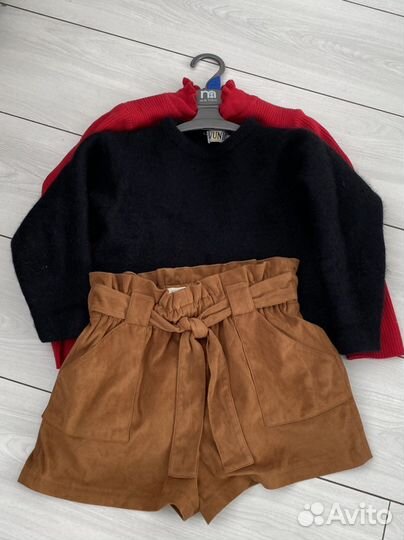 2 Джемпера и шорты(велюр Mango)