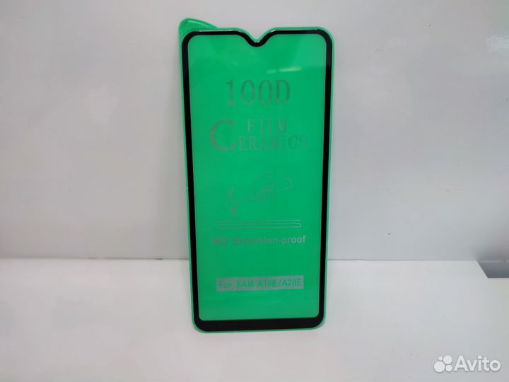 Защитное стекло samsung Galaxy A10E керамическое, глянцевое
