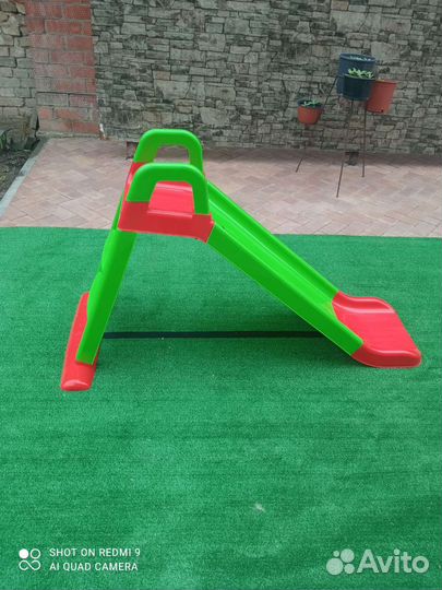 Детская горка пластиковая уличная бу