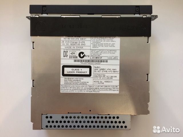 Dvd ченджер bmw f10 f01 30 f07 f25 x3 ф10 ф01 ф25