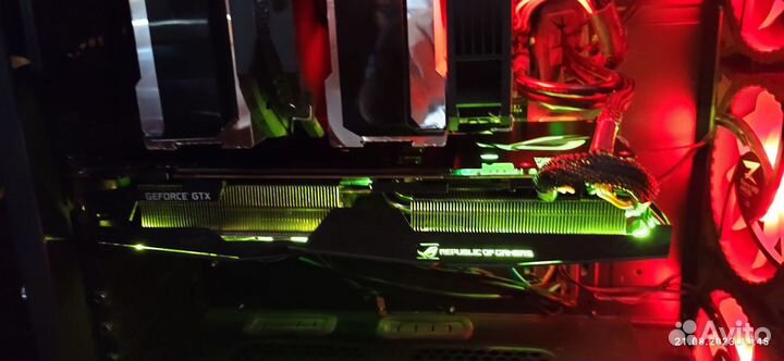 Видеокарта Asus GeForce GTX 1080ti 11gb Rog Strix