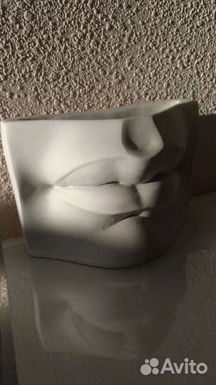 Органайзер, губы Давида, кашпо, декор для дома