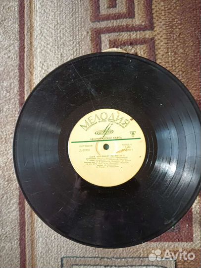 Виниловые грампластинки ссср