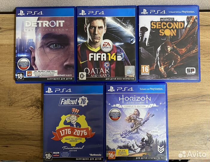 Playstation 4 PS4 Slim 500 gb + 5 игр на дисках