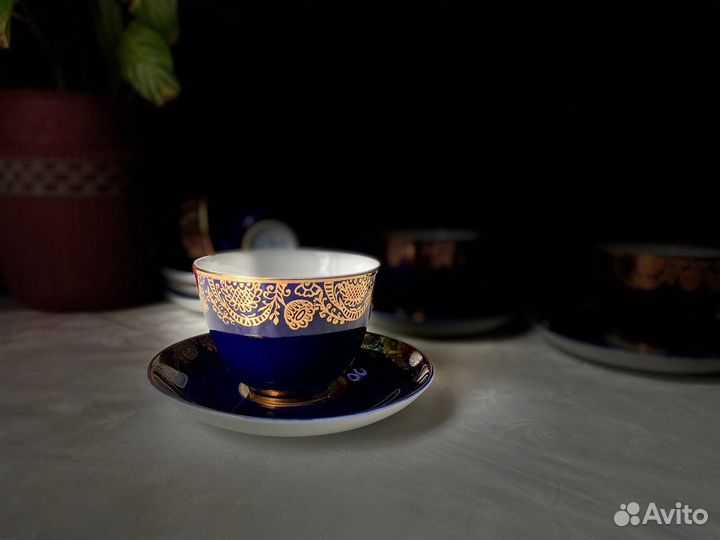 Чайная пара фарфор лфз