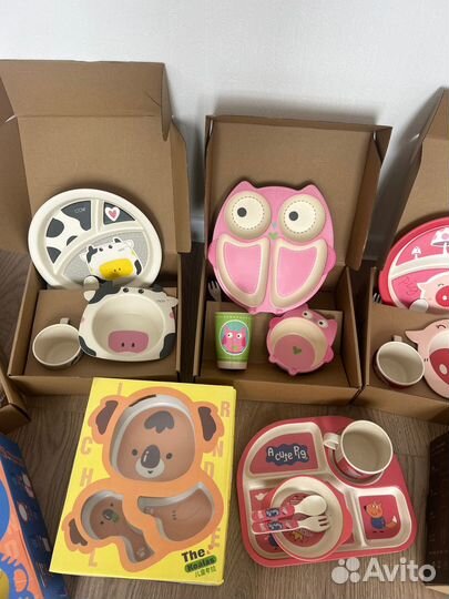 Бамбуковая посуда детская