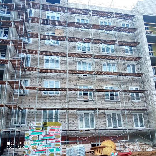 Аренда, монтаж строительных лесов