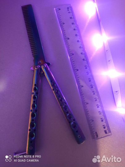 Нож бабочка расческа