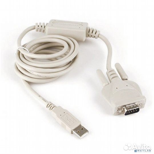 Gembird Переходник с USB на Com 1.8m UAS111