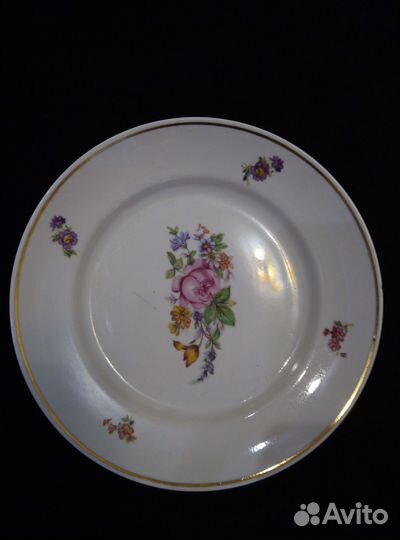 Тарелки фарфоровые СССР Краснодар Чайка