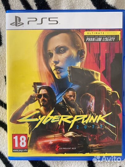 Диск на ps 5 cyberpunk 2077
