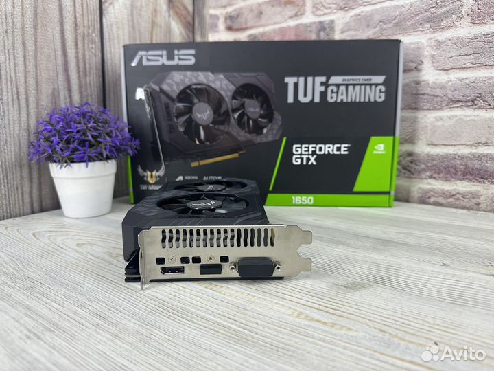Видеокарта asus TUF Gaming GTX 1650 4gb gddr6