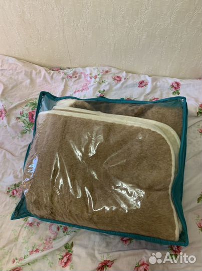 Одеяло из овечьей шерсти мериноса люкс