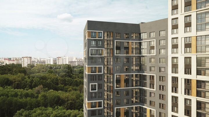 2-к. квартира, 60,4 м², 3/25 эт.