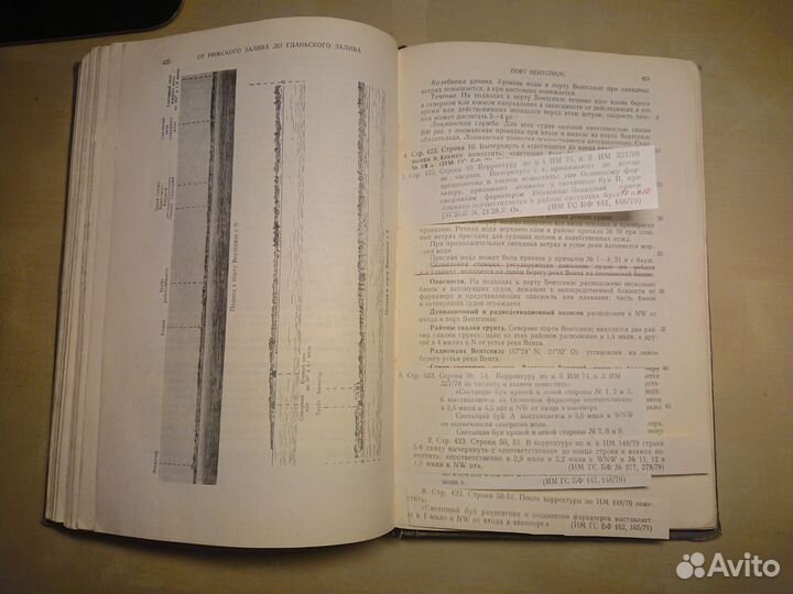 Лоция Балтийского моря 1972 г. с барка Крузеншерн