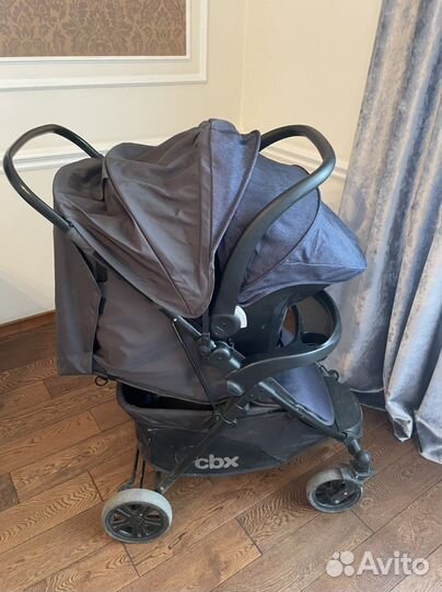 Коляска + автолюлька cybex woya travel