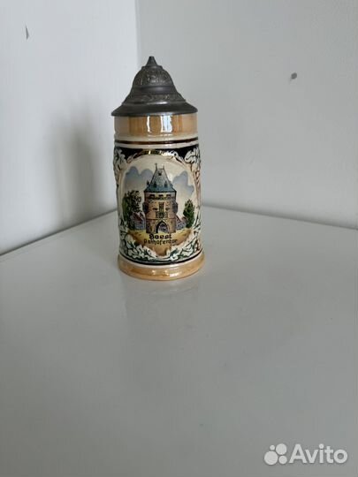 Пивная кружка с крышкой