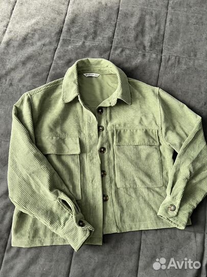 Вельветовая рубашка stradivarius