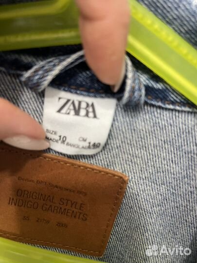 Джинсовка для мальчика оверсайз 140 zara