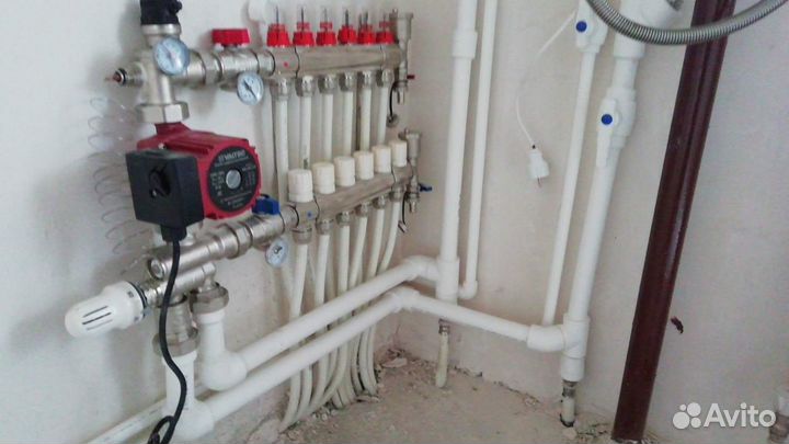 Монтаж систем отопления водоснабжения