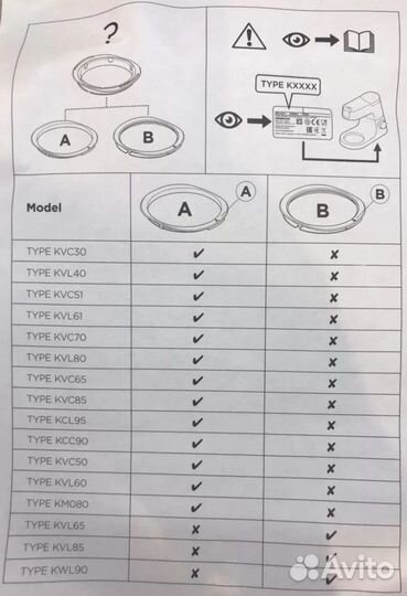 Насадка мороженица Kenwood KAX71.000WH