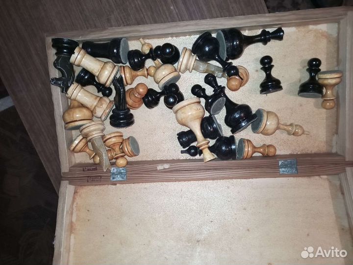 Шахматы советские, деревянные