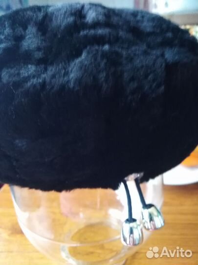 Берет норковый новый, перфорация