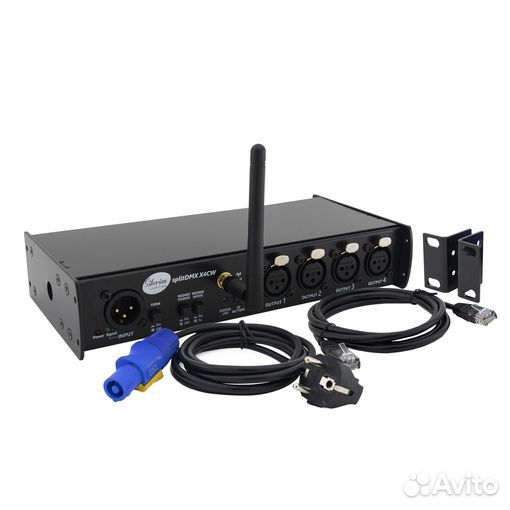 SL-SDX4CW splitdmx X4CW Сплиттер DMX512, 1xDMX-вхо