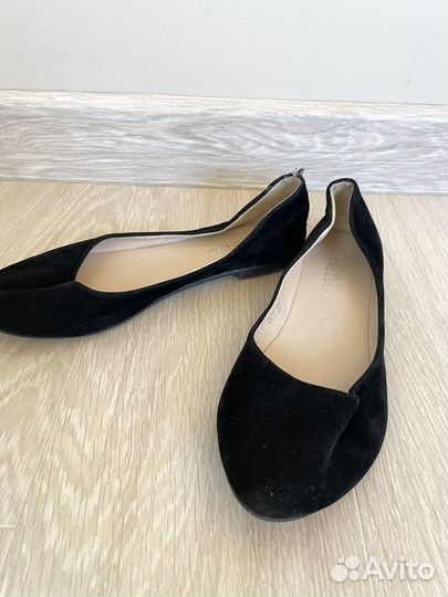 Балетки женские замшевые 37 размер