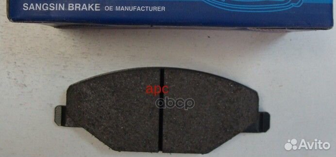 Колодки торм.пер. SP1595 Sangsin brake