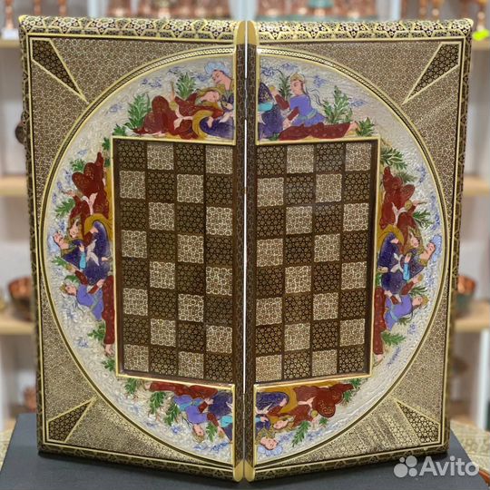 Шахматы-Нарды Хатам Иран Ручная Работа