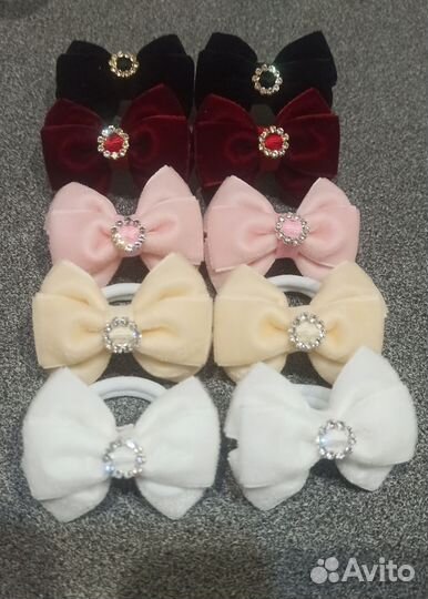 Бантики для волос ручной работы