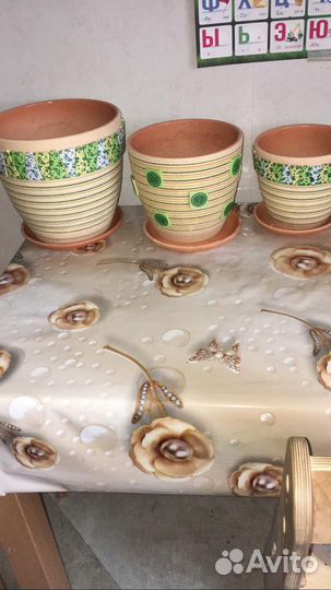 Горшки керамические