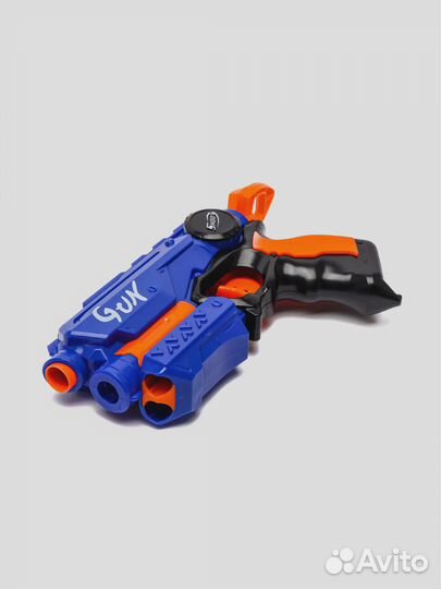 Бластер / пистолет с 4 мягкими полимерными пулями