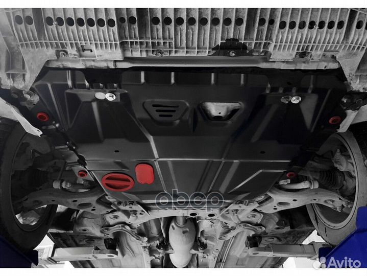 Защита картера и кпп toyota corolla 07- (крепеж